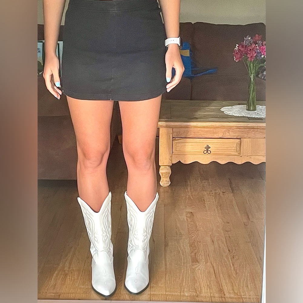 ASOS White Cowboys Boots